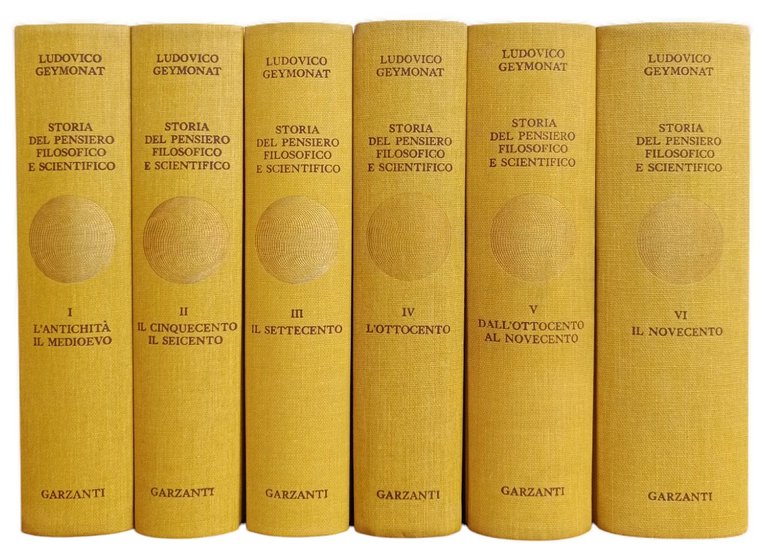 STORIA DEL PENSIERO FILOSOFICO E SCIENTIFICO
