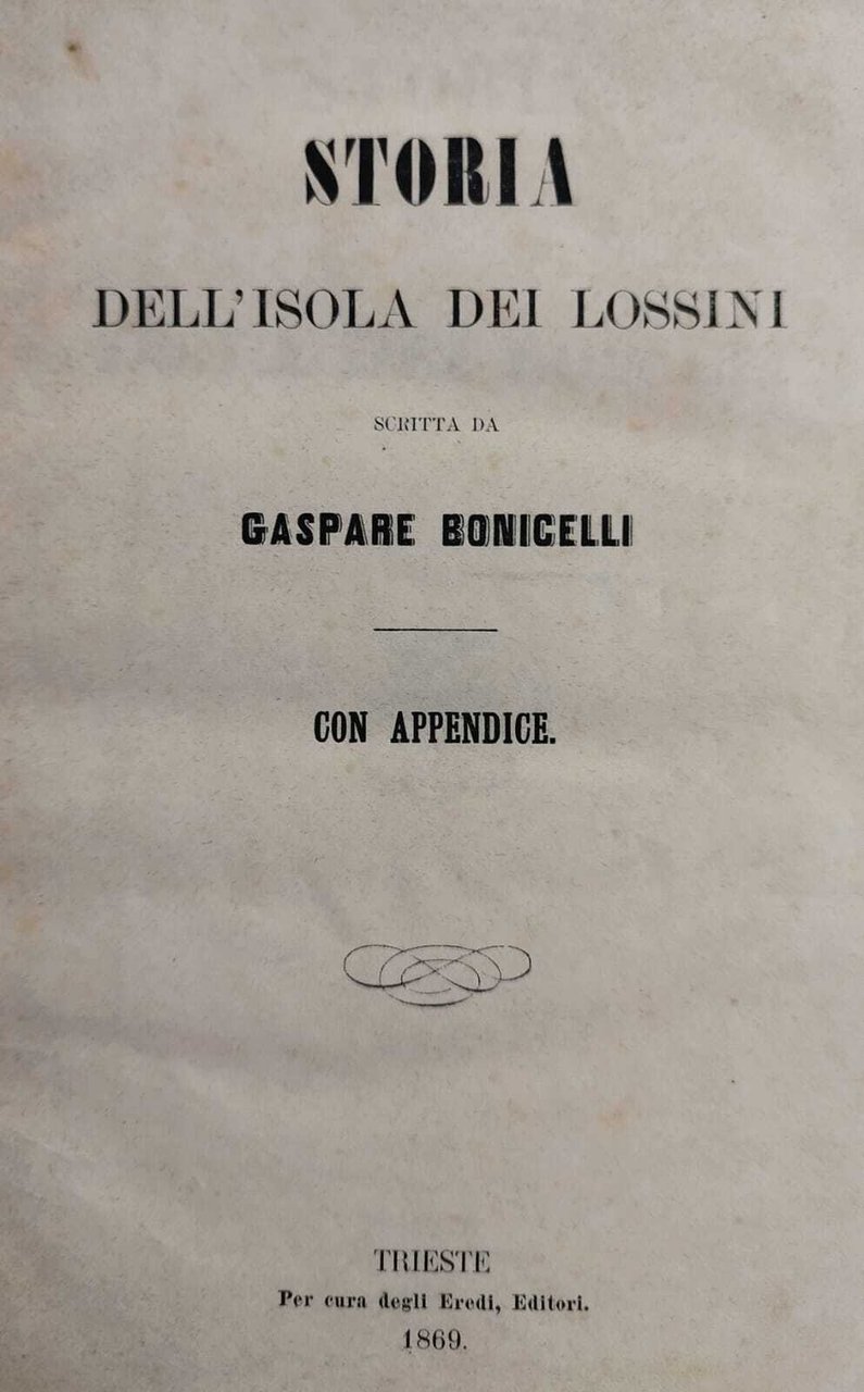 STORIA DELL'ISOLA DEI LOSSINI