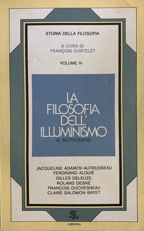 STORIA DELLA FILOSOFIA