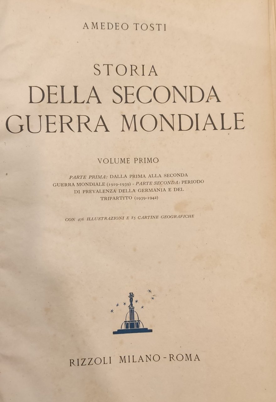 STORIA DELLA SECONDA GUERRA MONDIALE