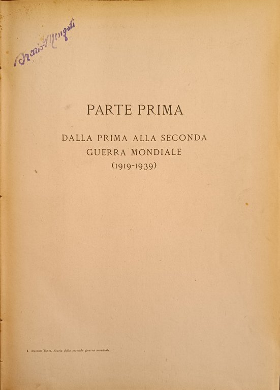 STORIA DELLA SECONDA GUERRA MONDIALE