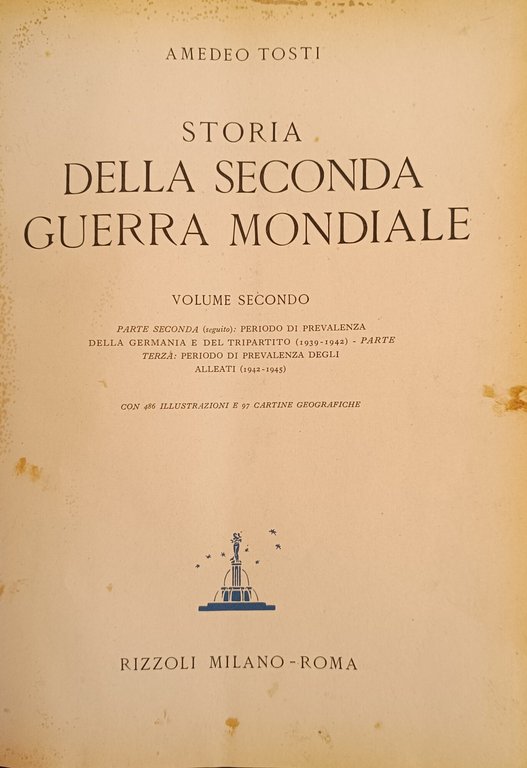 STORIA DELLA SECONDA GUERRA MONDIALE
