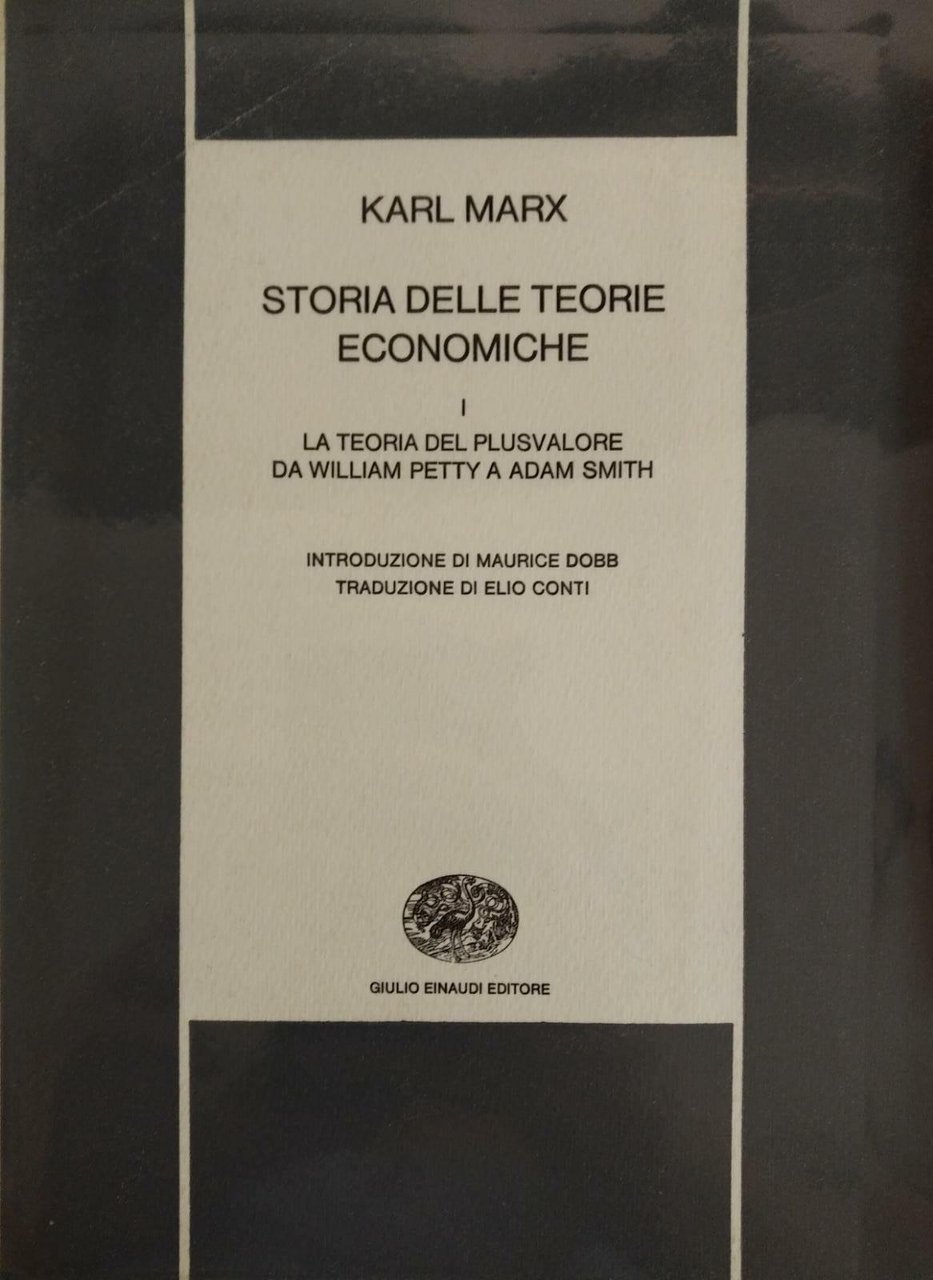 STORIA DELLE TEORIE ECONOMICHE