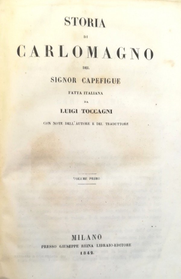 STORIA DI CARLOMAGNO DEL SIGNOR CAPEFIGUE