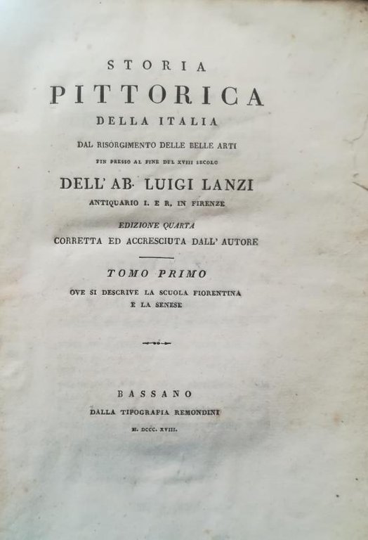STORIA PITTORICA DELLA ITALIA DEL RISORGIMENTO DELLE BELLE ARTI FIN …