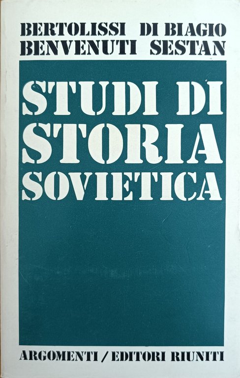 STUDI DI STORIA SOVIETICA