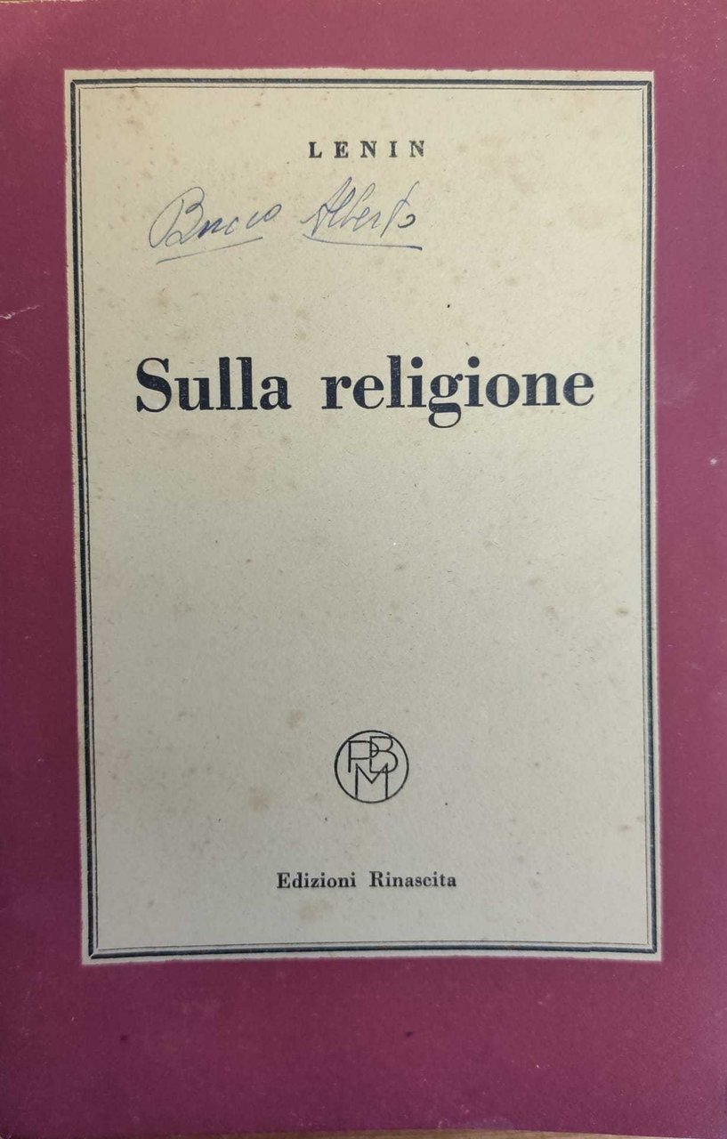 SULLA RELIGIONE