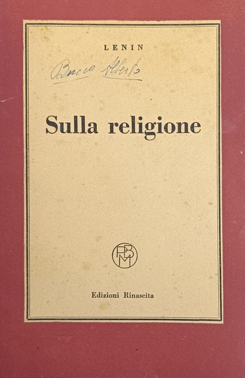 SULLA RELIGIONE