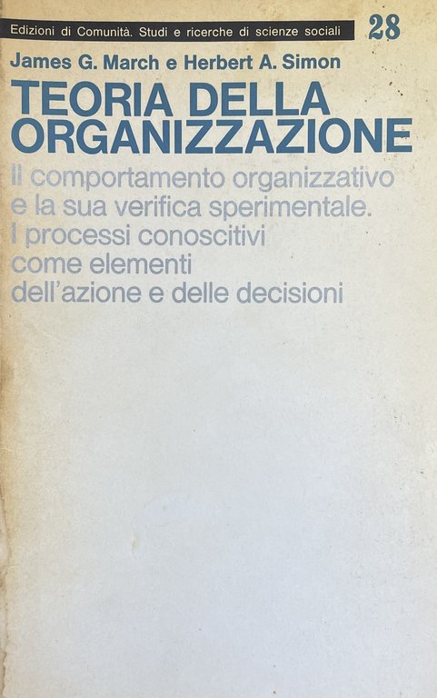 TEORIA DELLA ORGANIZZAZIONE. IL COMPORTAMENTO ORGANIZZATIVO E LA SUA VERIFICA … | Immagine Gallery 1