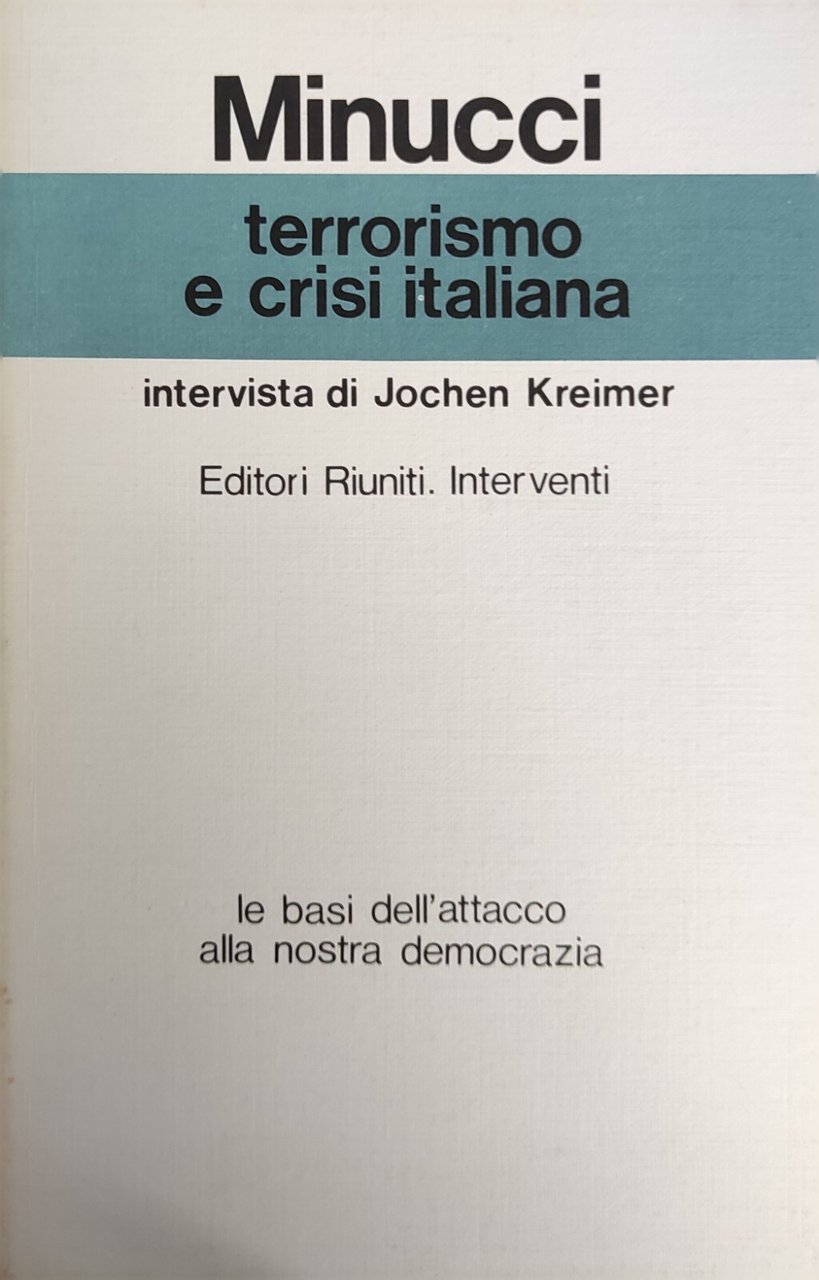 TERRORISMO E CRISI ITALIANA