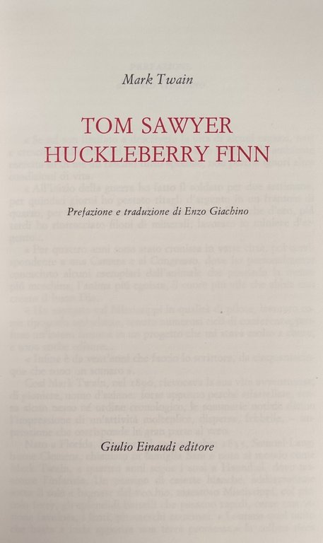TOM SAWYER HUCKLEBERRY FINN | Immagine Gallery 2