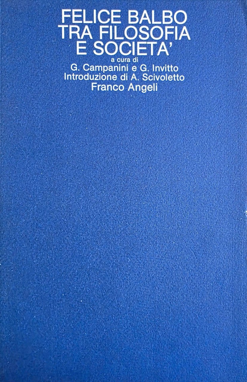 TRA FILOSOFIA E SOCIETÀ | Immagine principale