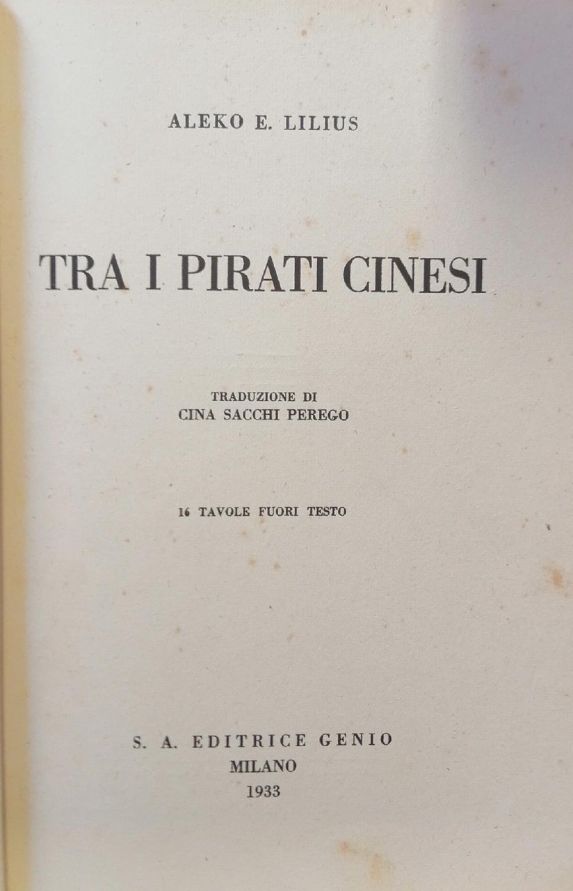 TRA I PIRATI CINESI