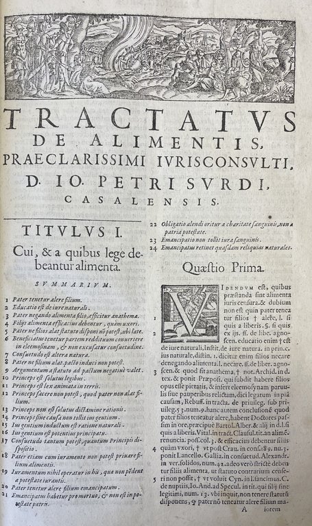 TRACTATUS DE ALIMENTIS