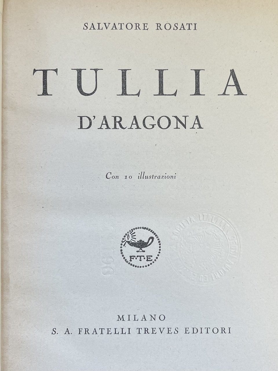 TULLIA D' ARAGONA