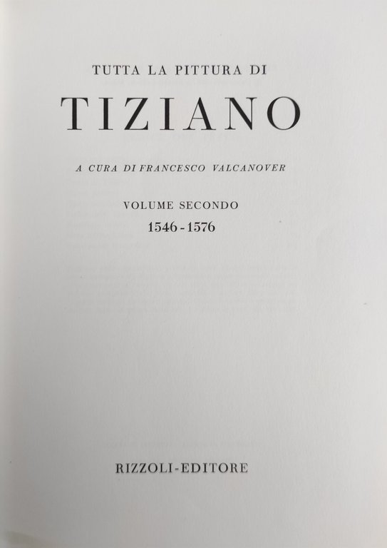 TUTTA LA PITTURA DI TIZIANO