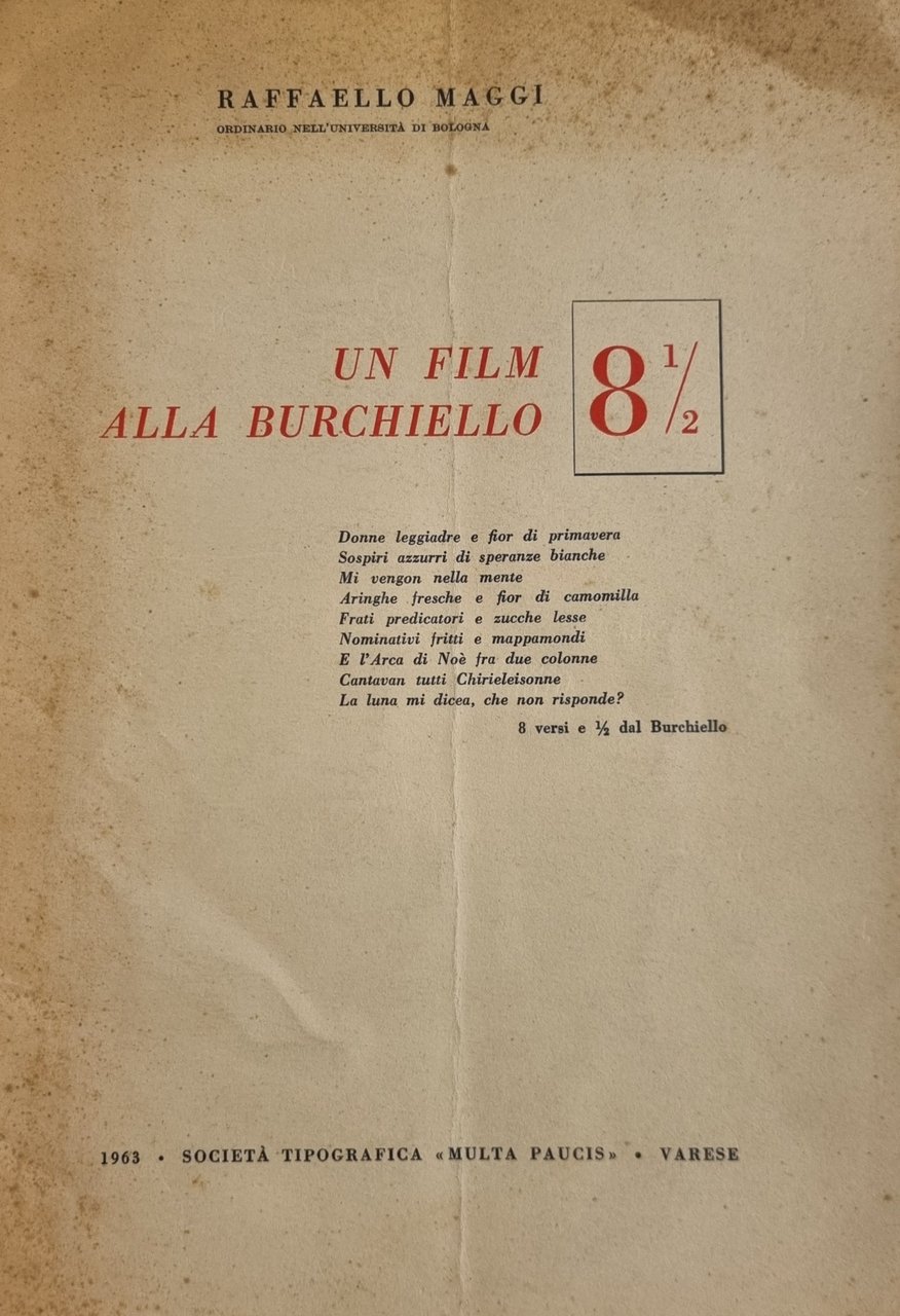 UN FILM ALLA BURCHIELLO | Immagine principale