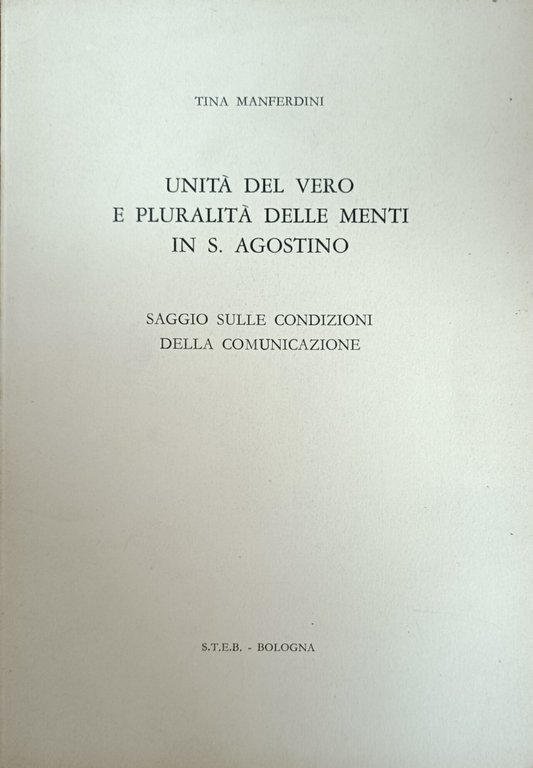 UNITÀ DEL VERO E PLURALITÀ DELLE MENTI IN S. AGOSTINO. … | Immagine Gallery 2