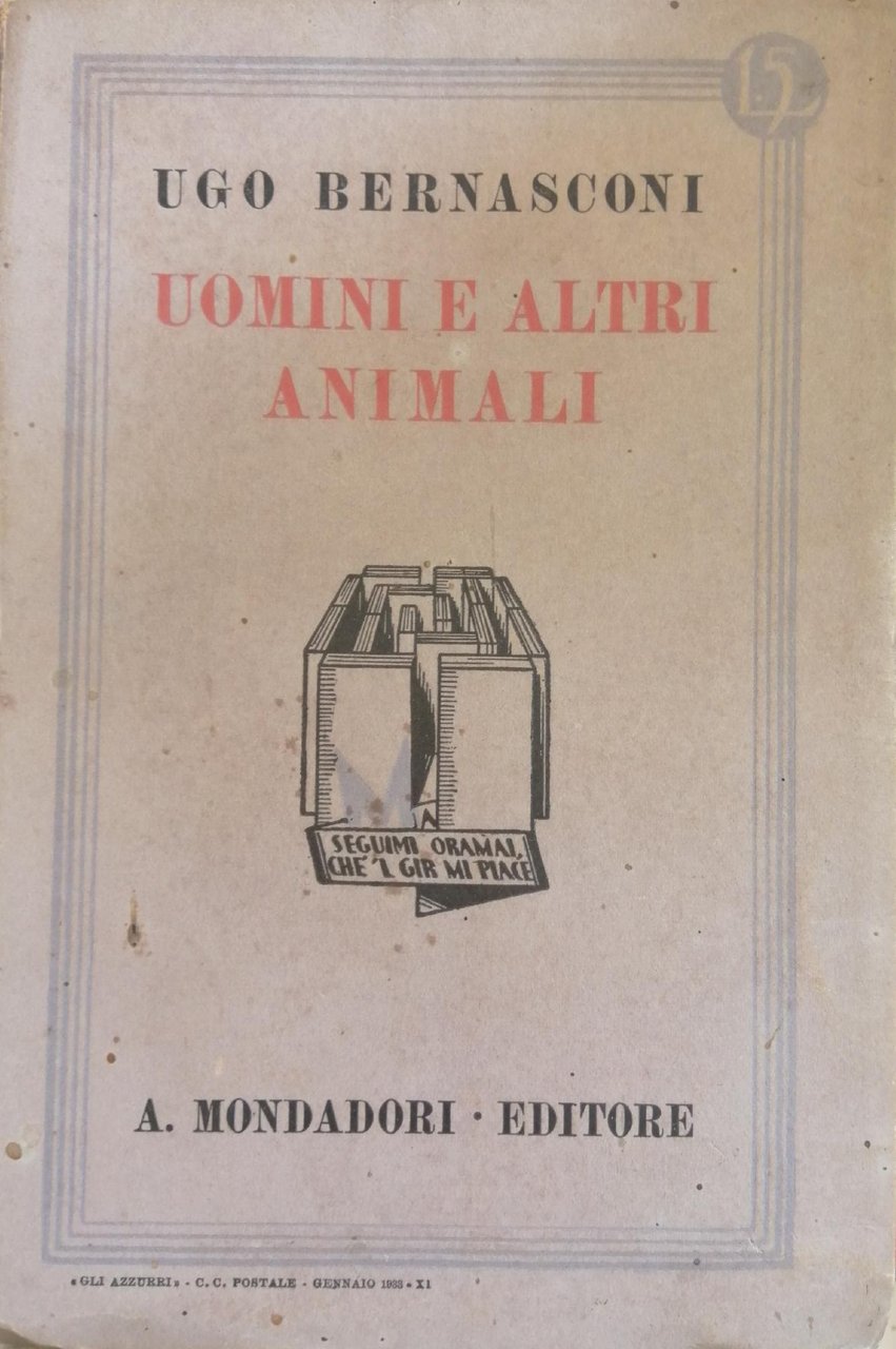 UOMINI E ALTRI ANIMALI