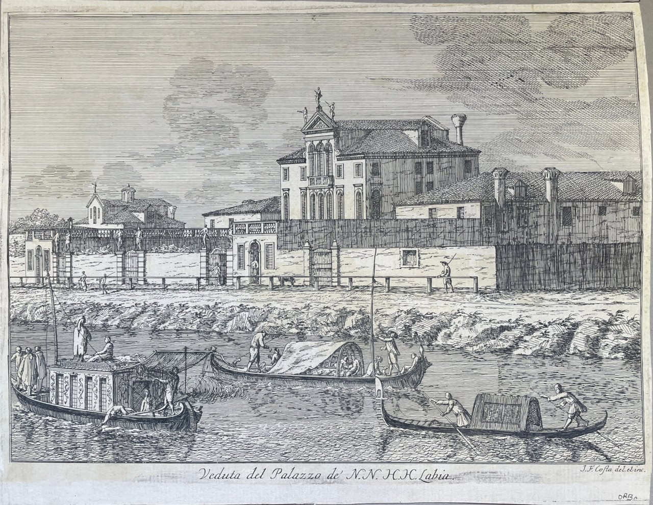 VEDUTA DEL PALAZZO DE' N. N. H. H. LABIA | Immagine principale