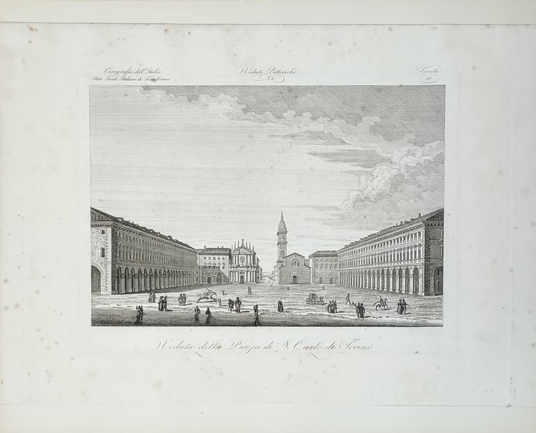 VEDUTA DELLA PIAZZA S. CARLO DI TORINO