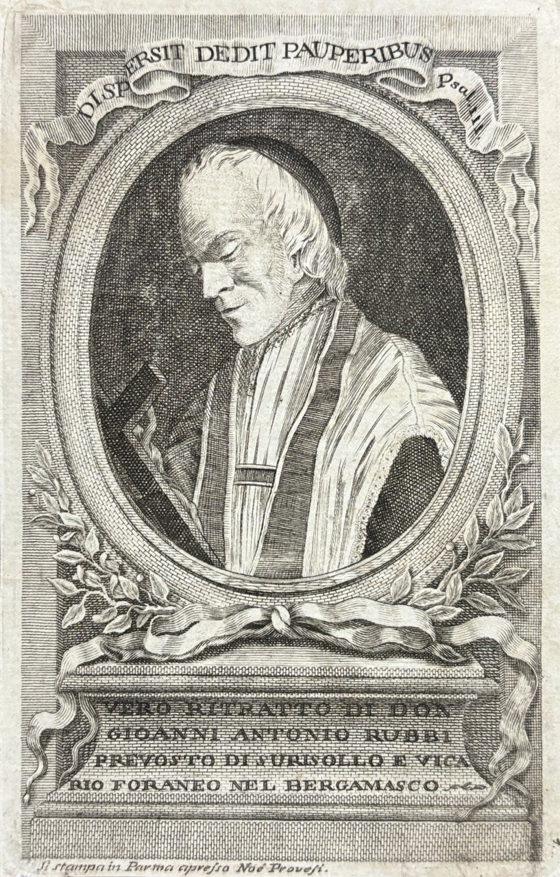 VERO RITRATTO DI DON GIOANNI ANTONIO RUBBI