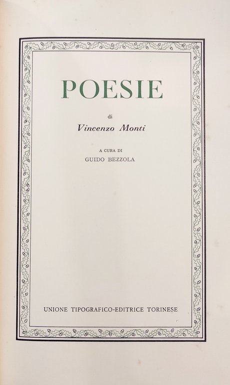 VERSIONE DELL' ILIADE seguito da POESIE