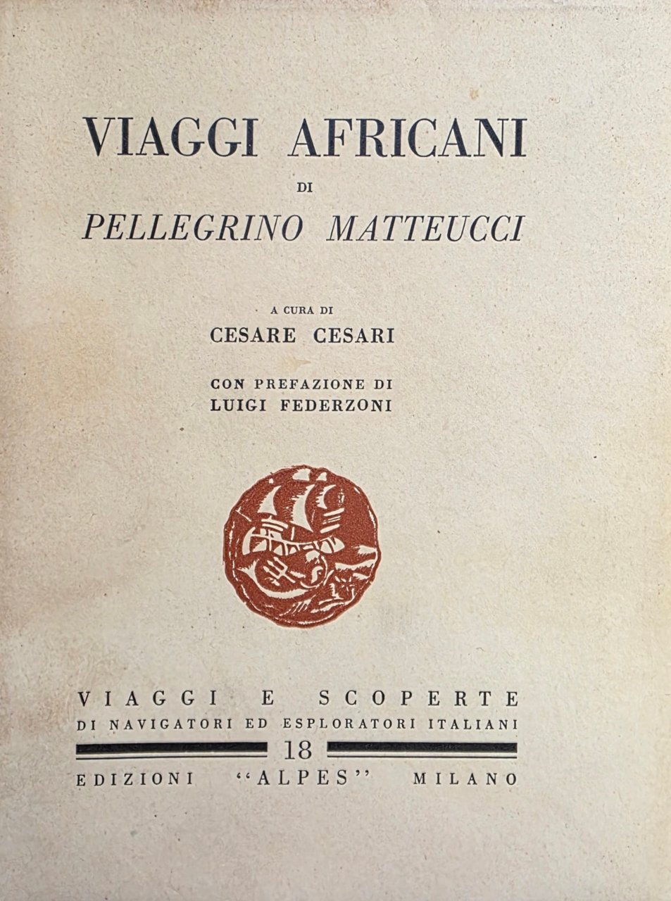 VIAGGI AFRICANI DI PELLEGRINO MATTEUCCI
