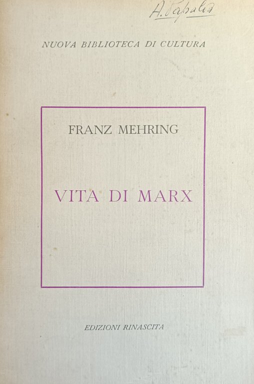 VITA DI MARX