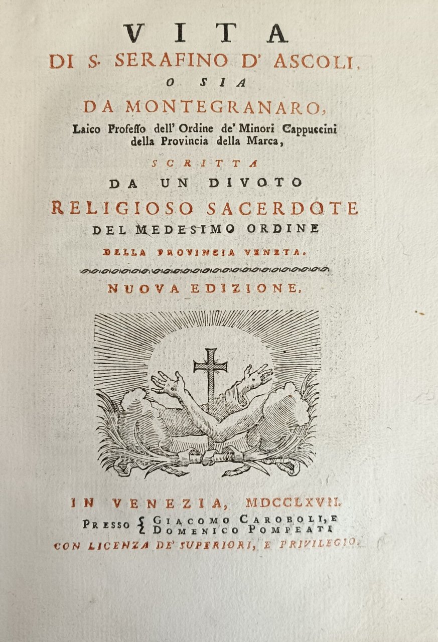 VITA DI S. SERAFINO D'ASCOLI, O SIA DA MONTEGRANARO