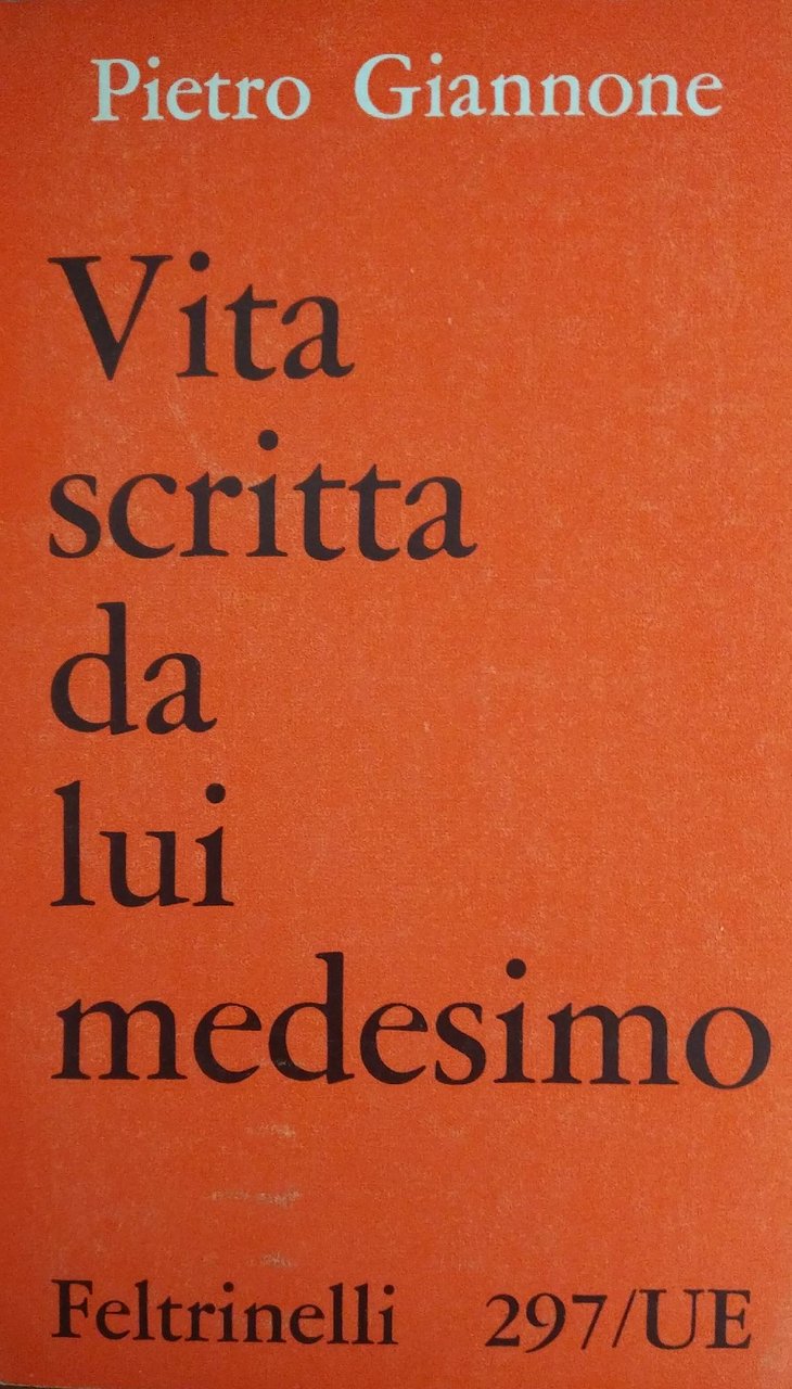 VITA SCRITTA DA LUI MEDESIMO
