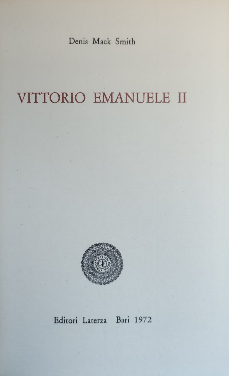 VITTORIO EMANUELE II