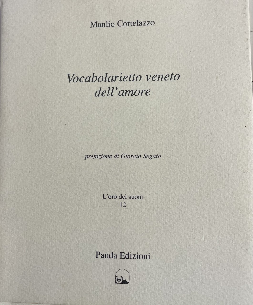 VOCABOLARIETTO VENETO DELL'AMORE | Immagine principale