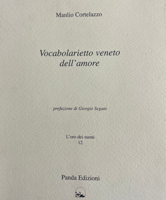 VOCABOLARIETTO VENETO DELL'AMORE | Immagine Gallery 2