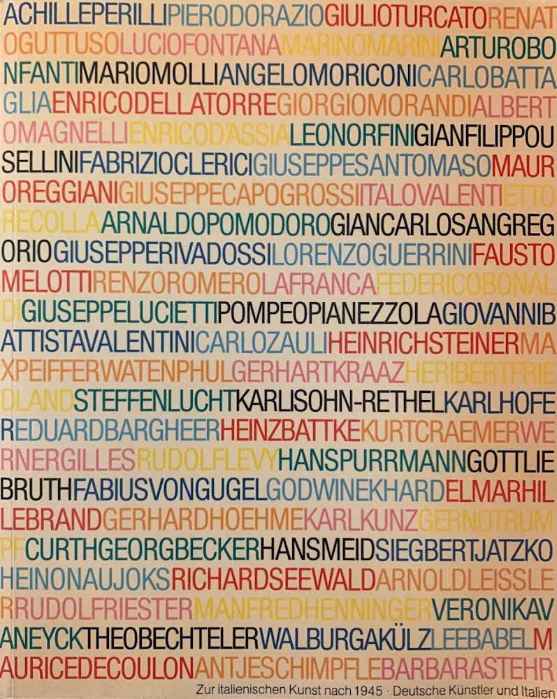 ZUR ITALIENISCHEN KUNST NACH 1945