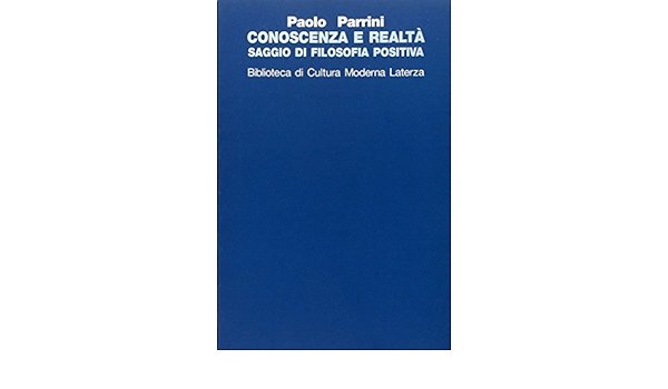 CONOSCENZA E REALTA` SAGGIO DI FILOSOFIA POSSIBILE