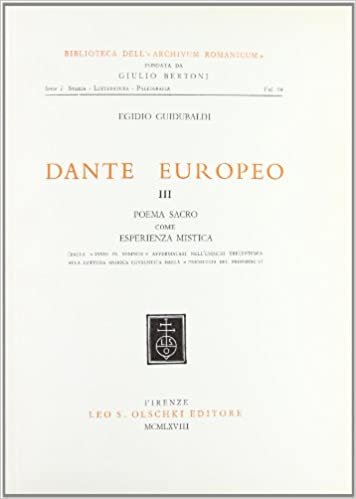 DANTE EUROPEO. VOL. 3: POEMA SACRO COME ESPER