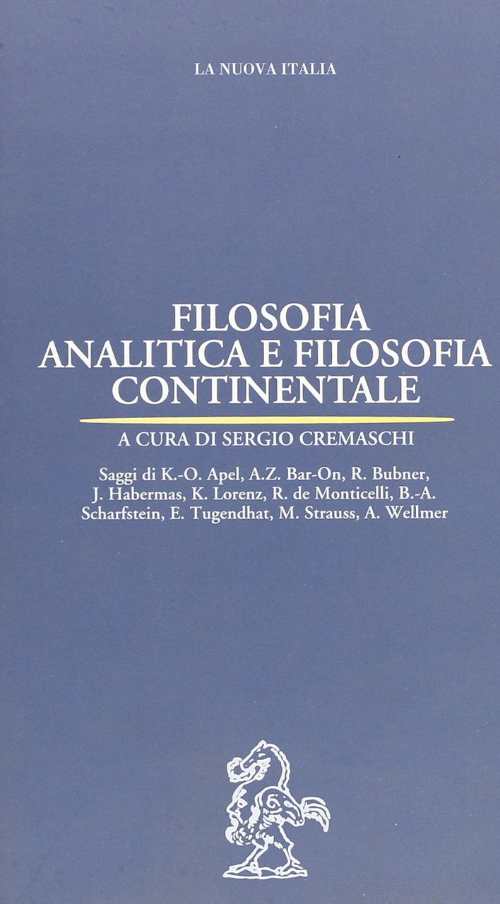 FILOSOFIA ANALITICA E FILOSOFIA CONTINENTALE