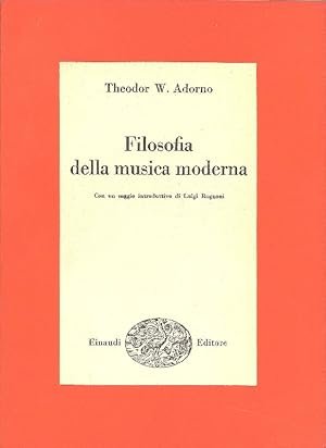 FILOSOFIA DELLA MUSICA MODERNA