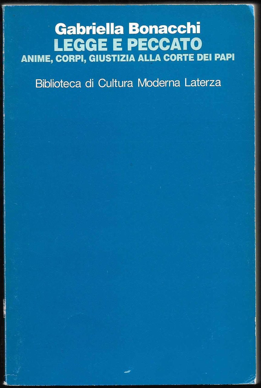 LEGGE E PECCATO ANIME CORPI GIUSTIZIA ALLA | Immagine principale