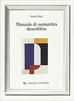 MANUALE DI SEMANTICA DESCRITTIVA