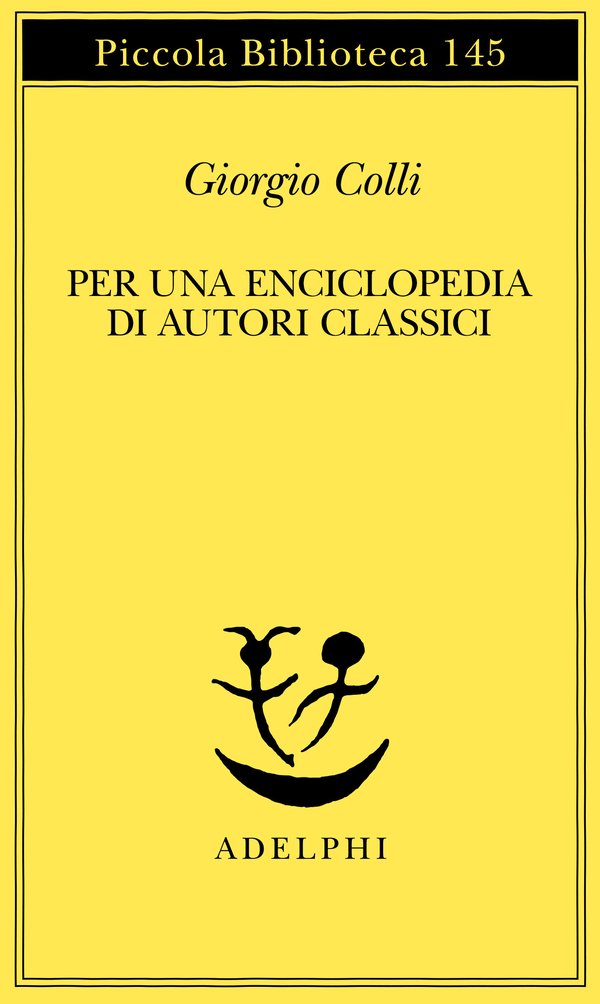 PER UNA ENCICLOPEDIA DI AUTORI CLAS