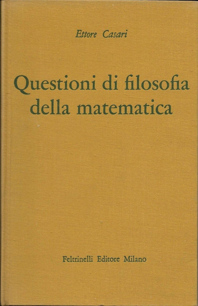 QUESTIONI DI FILOSOFIA DELLA MATEMA