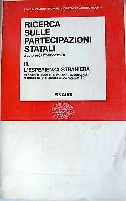 RICERCA SULLE PARTECIPAZIONI STATALI VOL 3