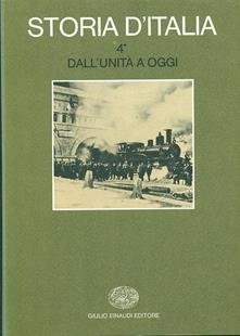 STORIA D`ITALIA 4 TOMO 1 DALL`UNITA` A OGGI