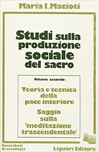 STUDI SULLA PRODUZIONE SOCIALE DEL SACRO. VOL 2