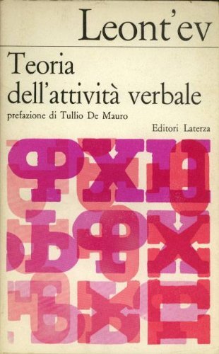 TEORIA DELL`ATTIVITA` VERBALE
