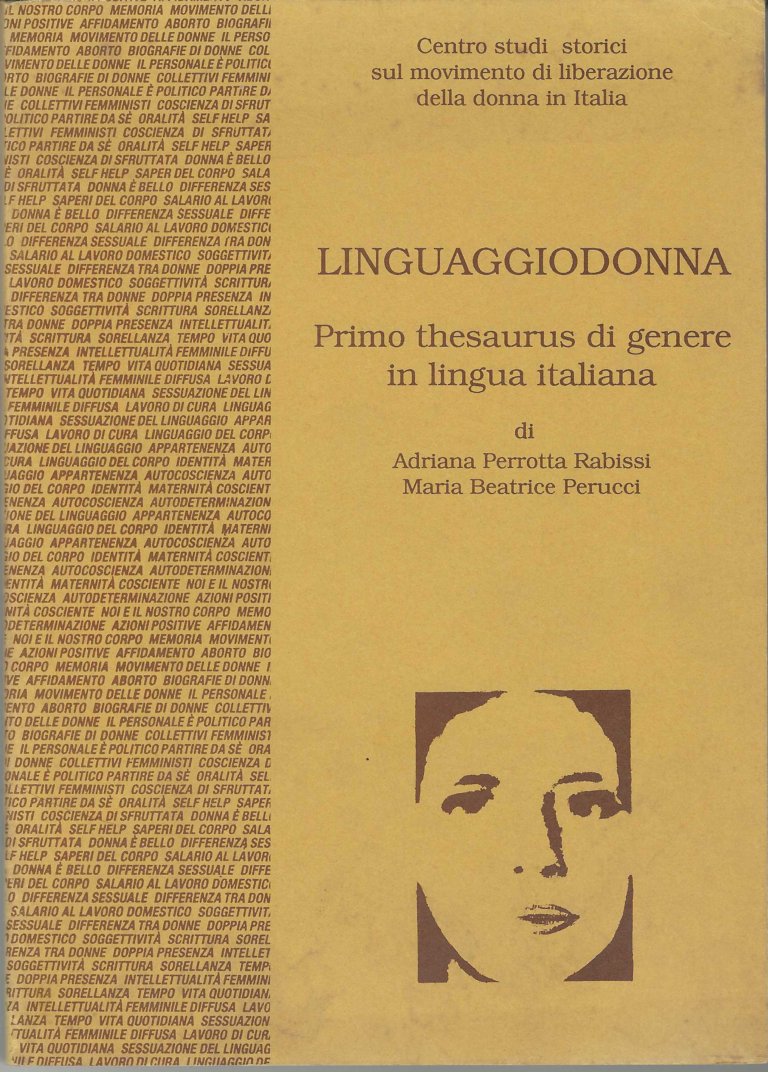 "Linguaggiodonna. Primo thesaurus di genere in lingua italiana" di Perrotta …