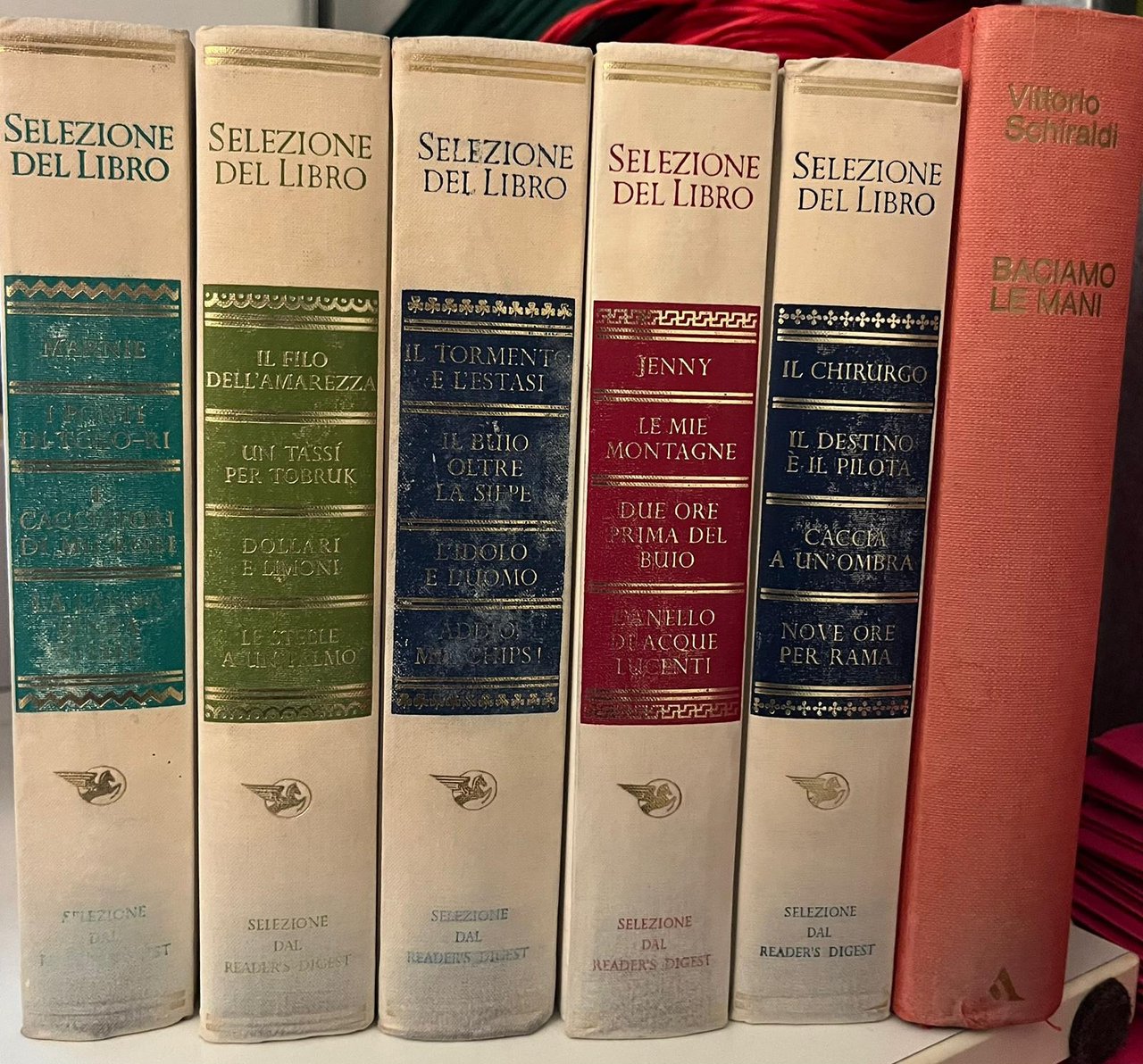 LOTTO 6 volumi "Selezione del libro"