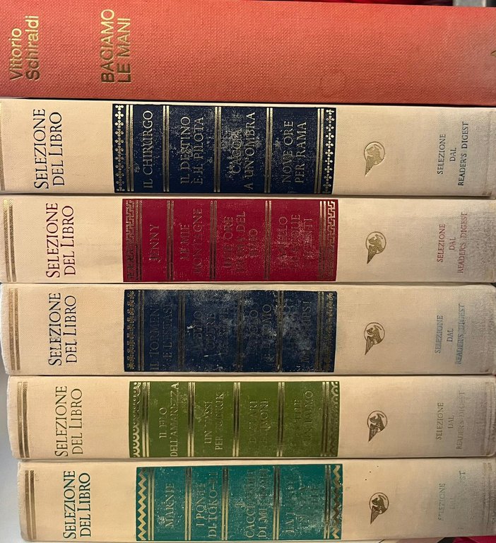 LOTTO 6 volumi "Selezione del libro"